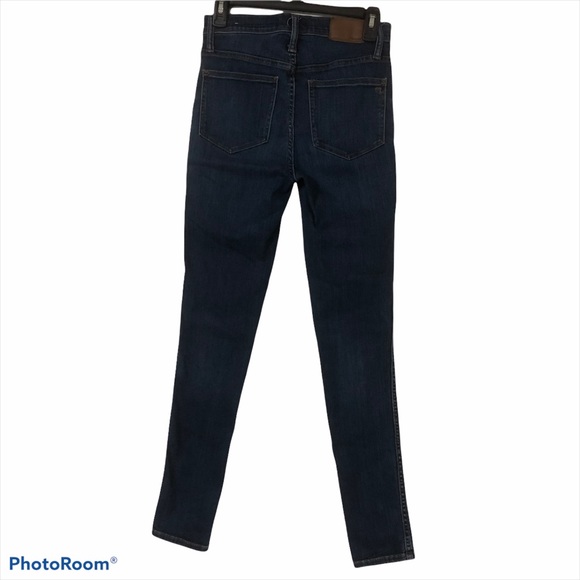 Madewell 10” High Rise Skinny Jeans Size 26T - Picture 3 of 4